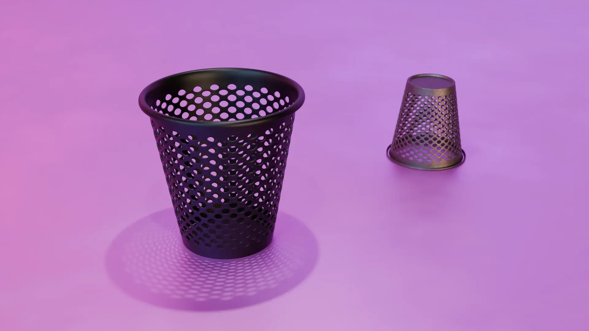Blender Progress: Trash Bin
